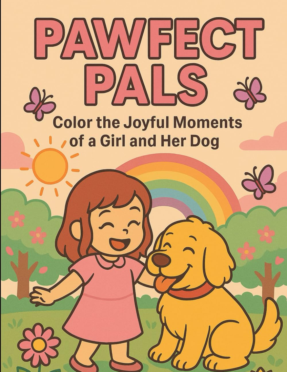 Color the Joyful Adventures of a Girl and Her Dog!: A Heartwarming Coloring Book Celebrating the Fun, Friendship, and Adventures of a Girl and Her Loyal Dog