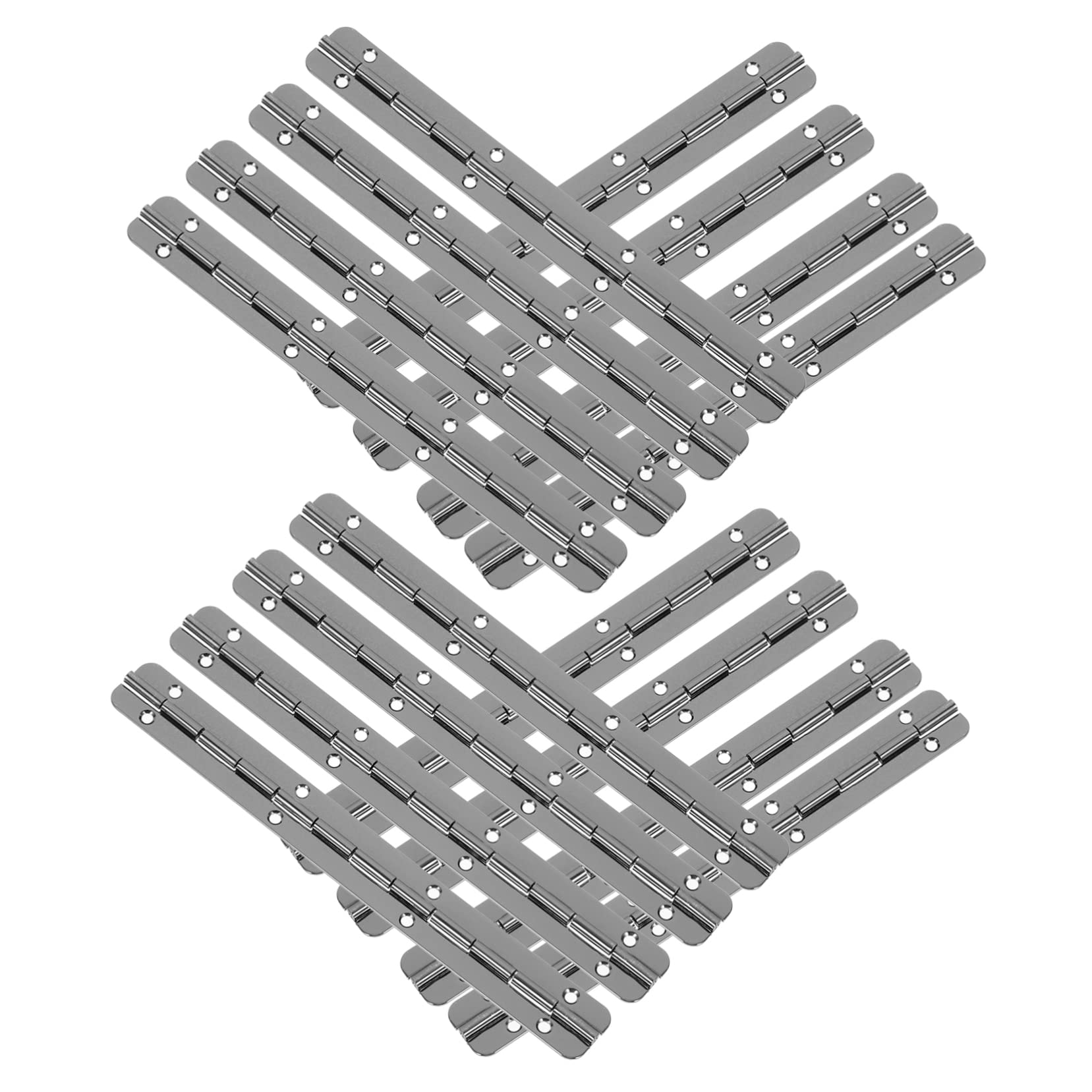 BELLIFFY Mini Hinges for Crafts Small Box Hinges 6 Inch Piano Hinge for Cabinet Doors Flush Mount