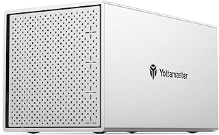 Yottamaster Aluminum Alloy 4 Bay 2.5/3.5 Inch USB3.0 RAID External HDD Array Enclosure SATA3.0 Support 4 x 16TB & UASP,Mac Style Designed for Personal Storage at Home&Office- [PS400RU3]