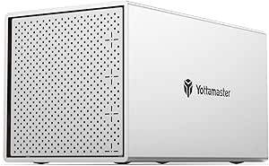 Yottamaster 4 Bay External Hard Drive Enclosure, Aluminum USB3.0 3.5" HDD Enclosure for 3.5 &amp; 2.5 Inch SATA HDD/SSD, Support 64TB(4x16TB) Direct Attached Storage DAS, Non-RAID [PS400U3]