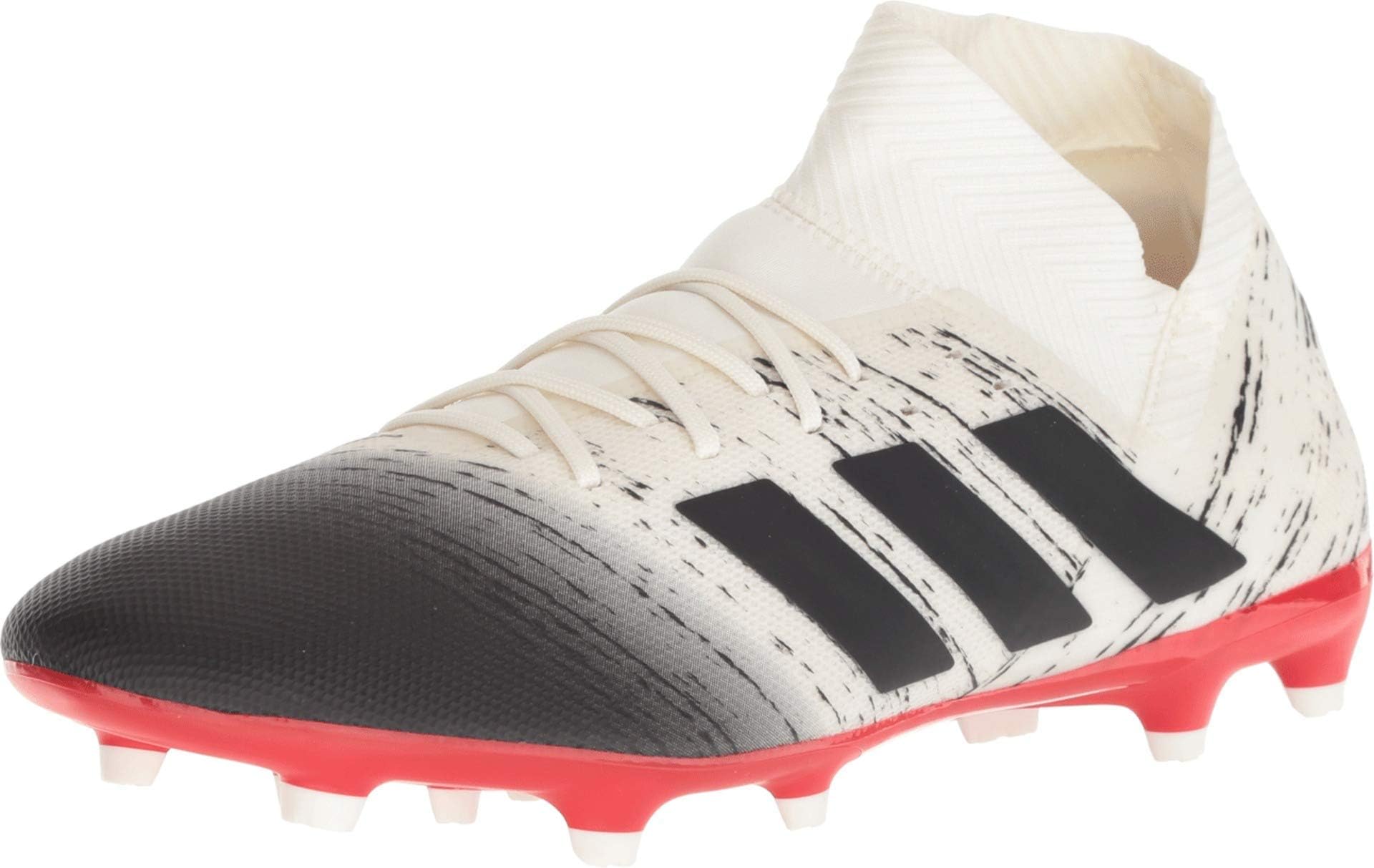 adidas Nemeziz 18.3 Fg Off White/Black/Red Soccer Shoes (BB9437)