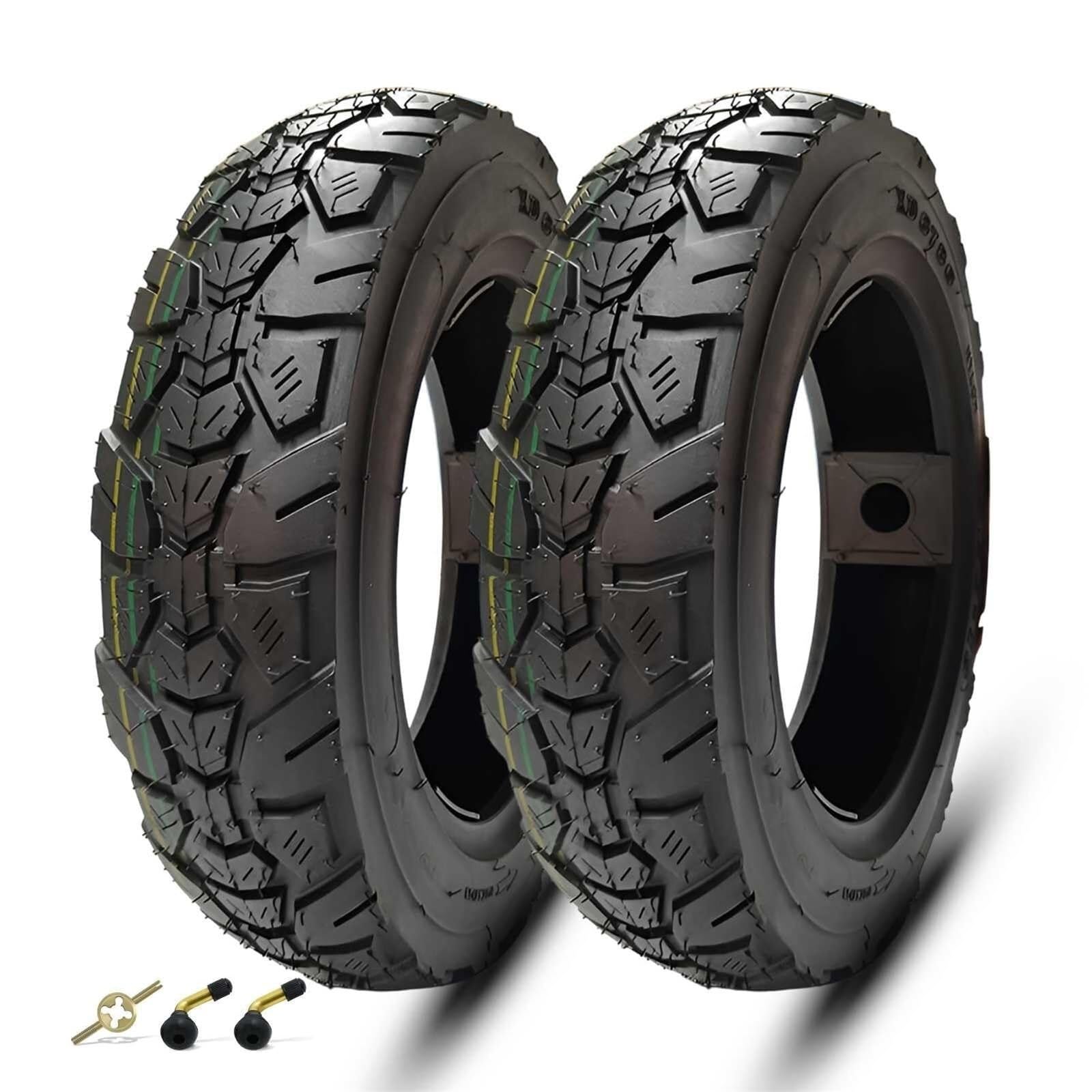 3.50-10 Neumático sin Cámara 3.50 10 Pulgadas | Neumático Todo Terreno para Cortacésped | Resistente a Pinchazos 6 PR 51J 250 kPa(2PCS)