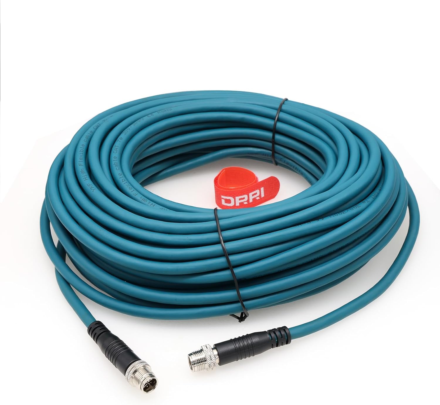 Cognex Cameras DataMan 260 280 370 Barcode Readers M12 X-Coded 8pin Male to M12 X-Coded 8pin Male Gigabit Ethernet Interface Cat7a Cable