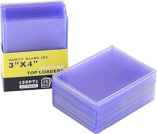 3" x 4" Top loaders for Cards, 35PT Hard Plastic Card Sleeves, Baseball Card Protector, Toploader Card Protector for Tradi...