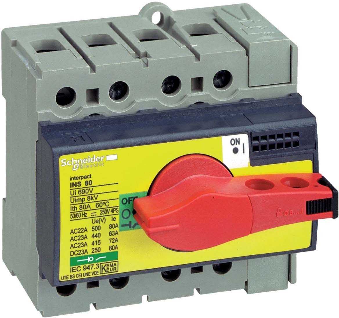 INTERPACT INS80 3P évite les accidents lors de la maintenance