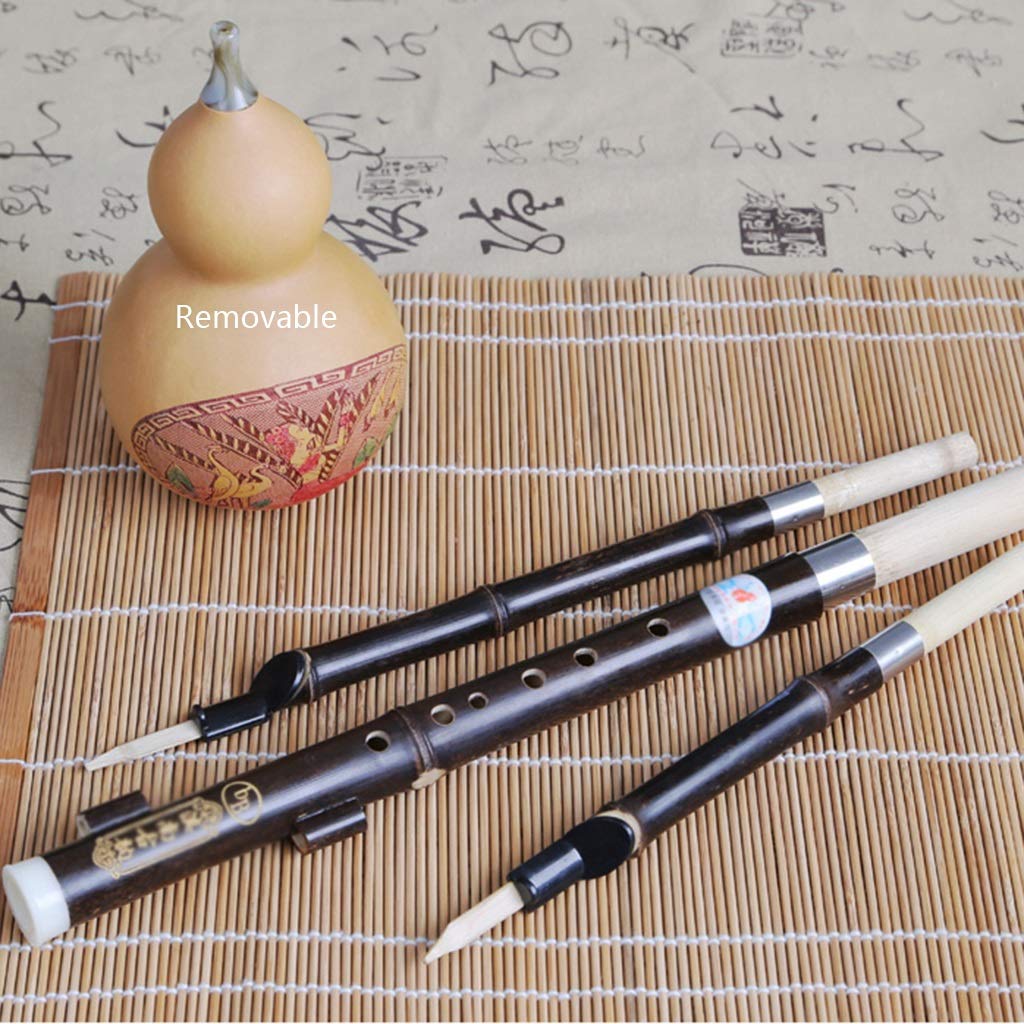Flauti Hulusi Canne Di Bambù Oboe Flauto Di Bambù Cinese Principiante Di Strumenti Musicali Tasto C, B Flat, A-key, D Minore, G-key, F-key Regali Musicali (Color : C-key)