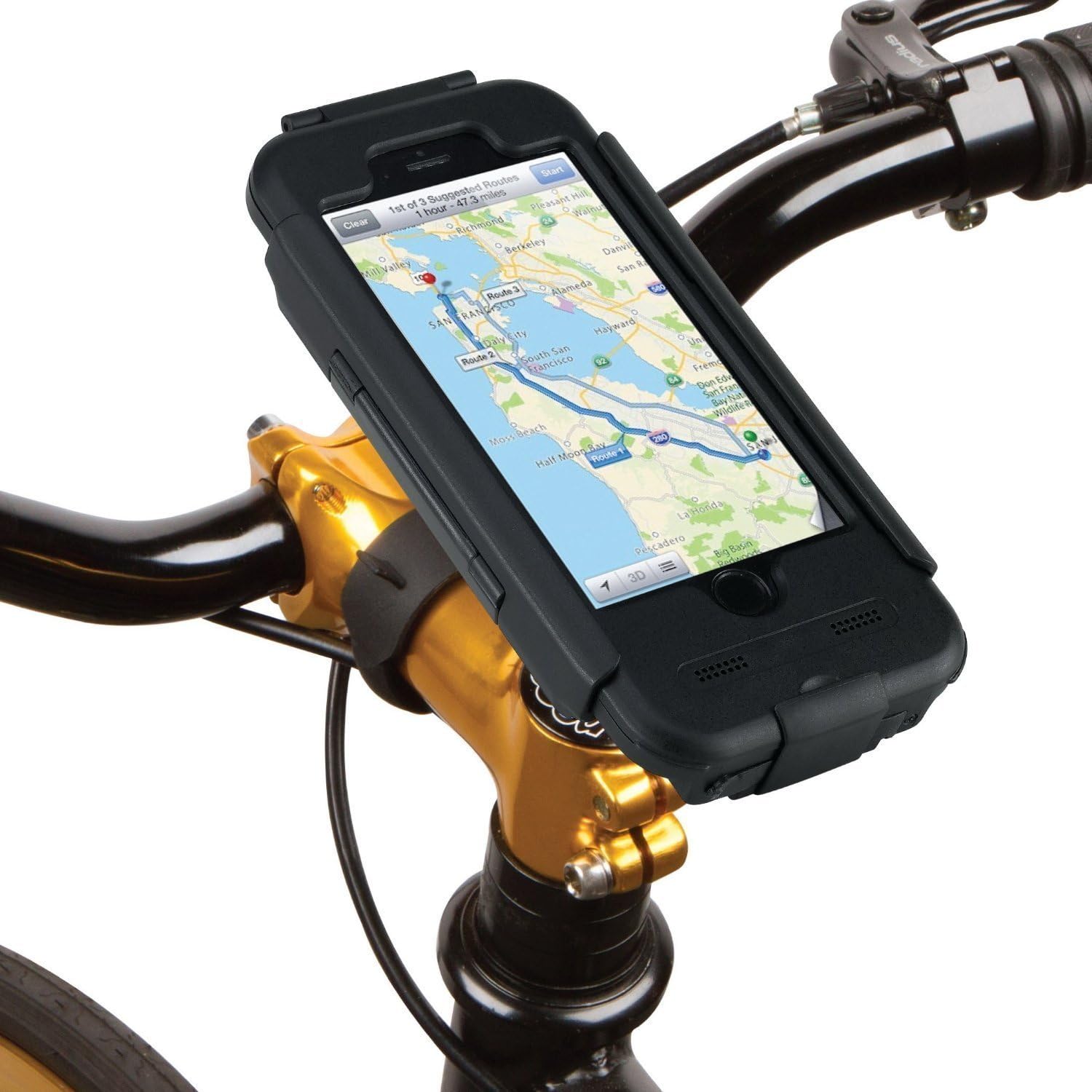 Tigra Sport Bikeconsole iPhone 6/6S (4.7 inch) Waterproof Shock-Protected Bicycle Holder Mount, 4.7-Inch (IPH-2064)