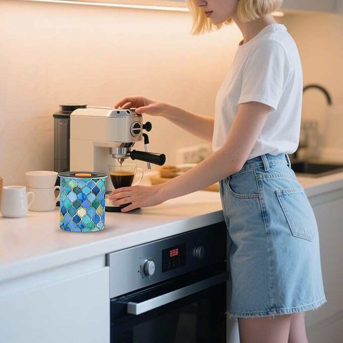 ALAZA Recipiente Hermético Acero Inoxidable 900ml para Café, Té, Azúcar miniatura 8