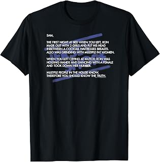 Jersey Shore The Note with Logo Reality TV Show T-Shirt