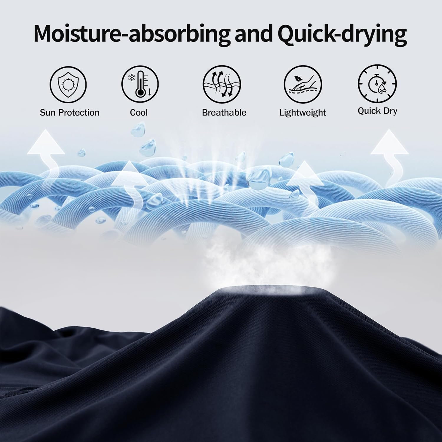 Mens Golf Polo Shirts Short Sleeve Moisture Wicking Dry Fit Tactical T-Shirt Athletic Top Casual Polo Shirts for Men - Image 4