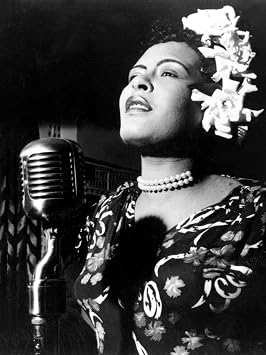 Wall Photo Jazz and Blues Singer Billie Holiday 1915-1959 in the 40s, 12" x 16"