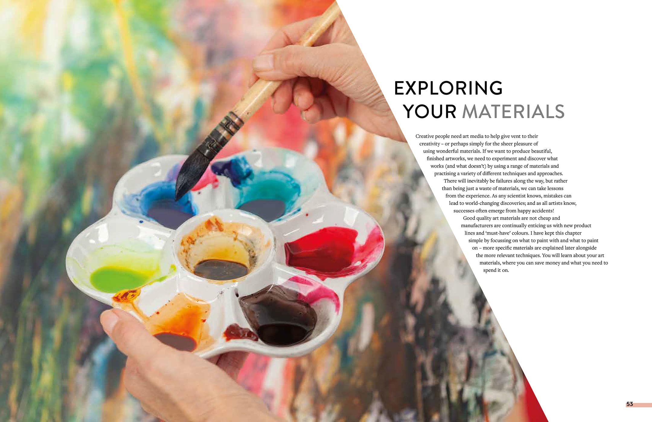 Painting in Abstract: Mixed Media Artwork Inspired by the Natural World