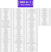 Vista 6 de Retrotech Super 800 In 1 Game Cartridge For SNES Super Nintendo 16 Bit Console - Red