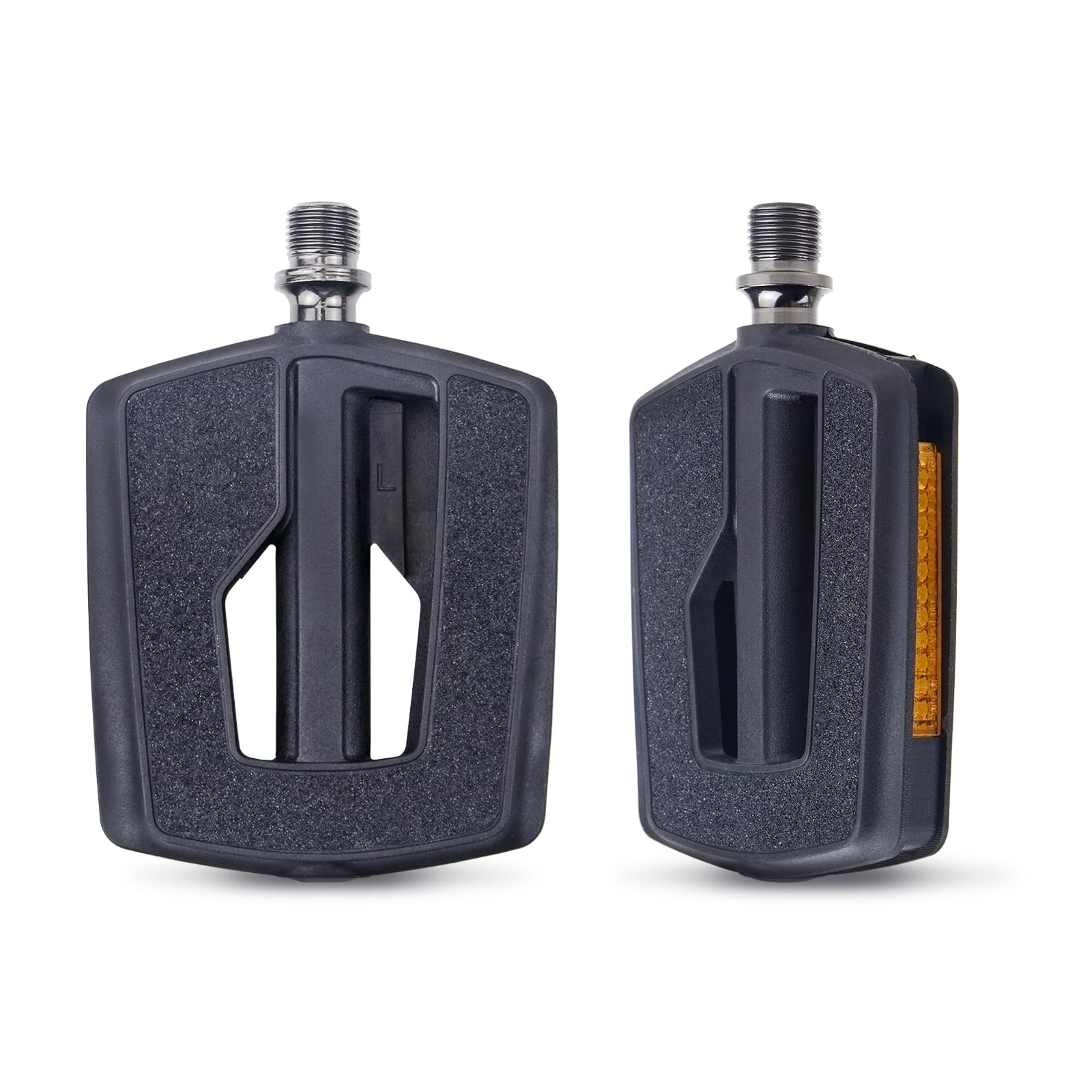 Nordivar - Niet-Gladde Fietspedalen 9/16 Inch Aluminium Pedalen Voor Mtb En Vouwfiets T100 Met Anti Slip Grip