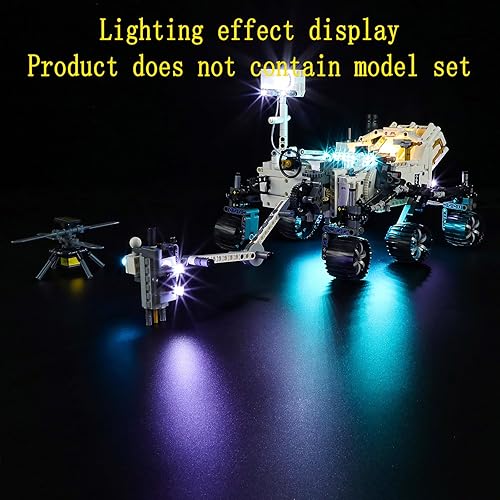 Miniatura 4 de GEAMENT Kit de luces LED compatible con Lego NASA Mars Rover Perseverance - Juego de iluminación para Technic 42158 (juego de modelos no incluidos)