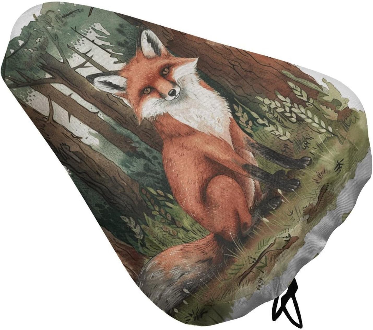 Between Two Big Trees Waterproof Bike Seat Cover with Drawstring