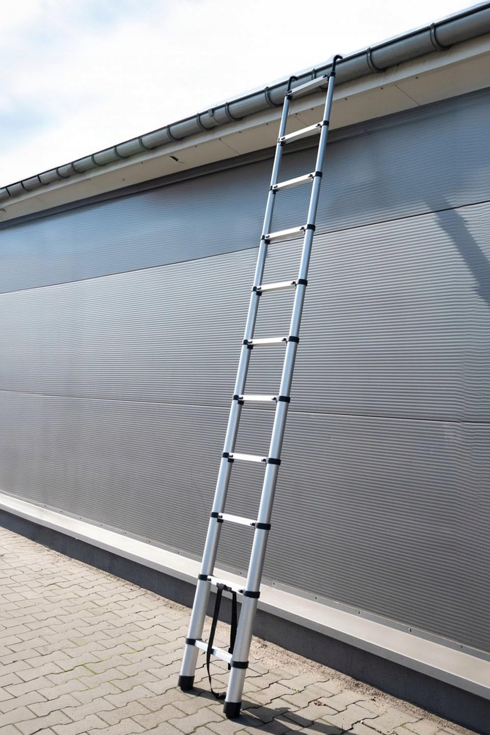 Drabest - Ganci per Scale da Tetto - Robusti Supporti in Acciaio e Alluminio - Compatibili con le Scale Drabest - Montaggio Facile e Veloce - 2 pezzi