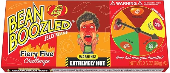 Jelly Belly Candy Jelly BeansBoxBoozledFieryFive, Red