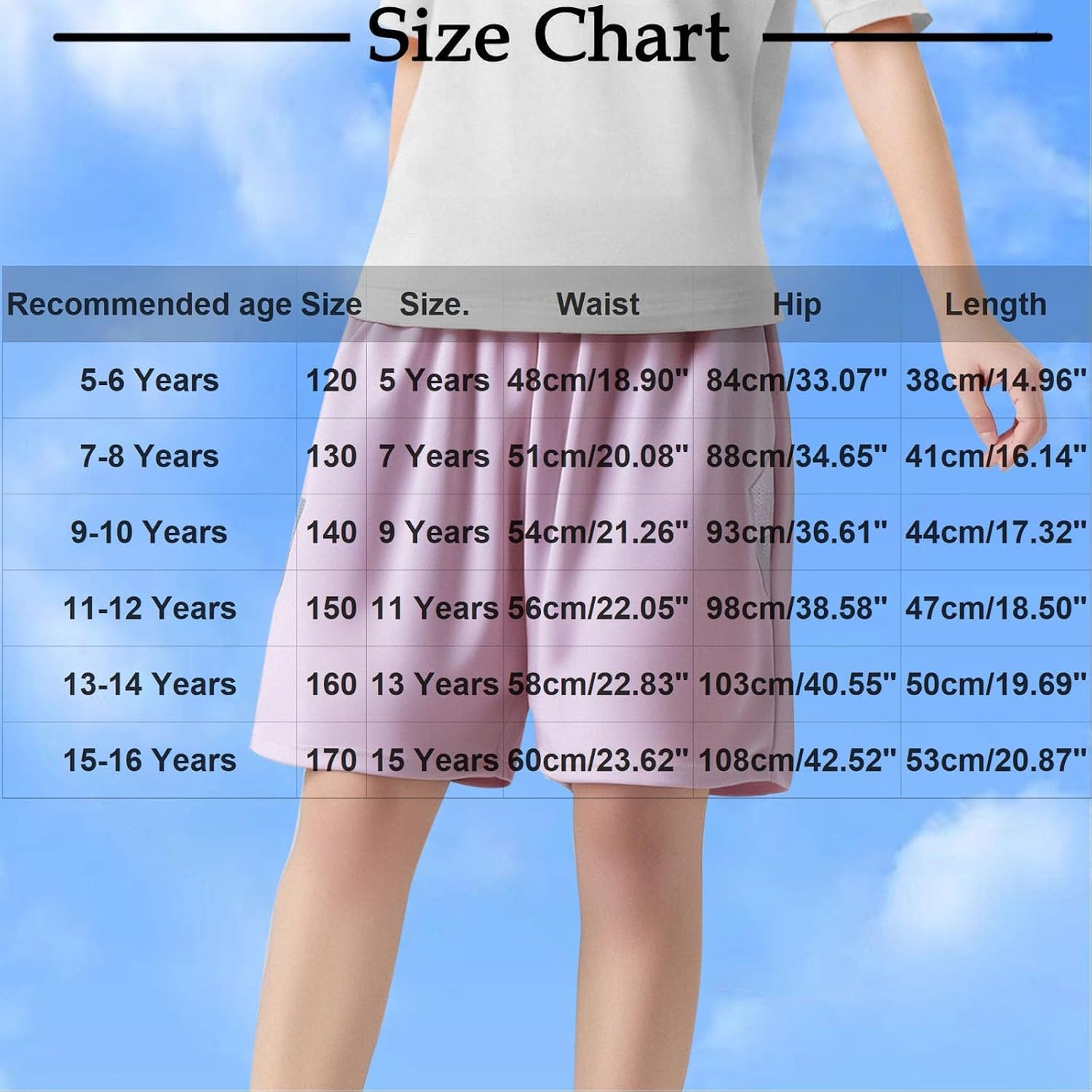 Toddler Shorts Girls Summer Short Pants with Pocket and Elastic Waist Athletic Lightweight Jogger Shorts for Kids