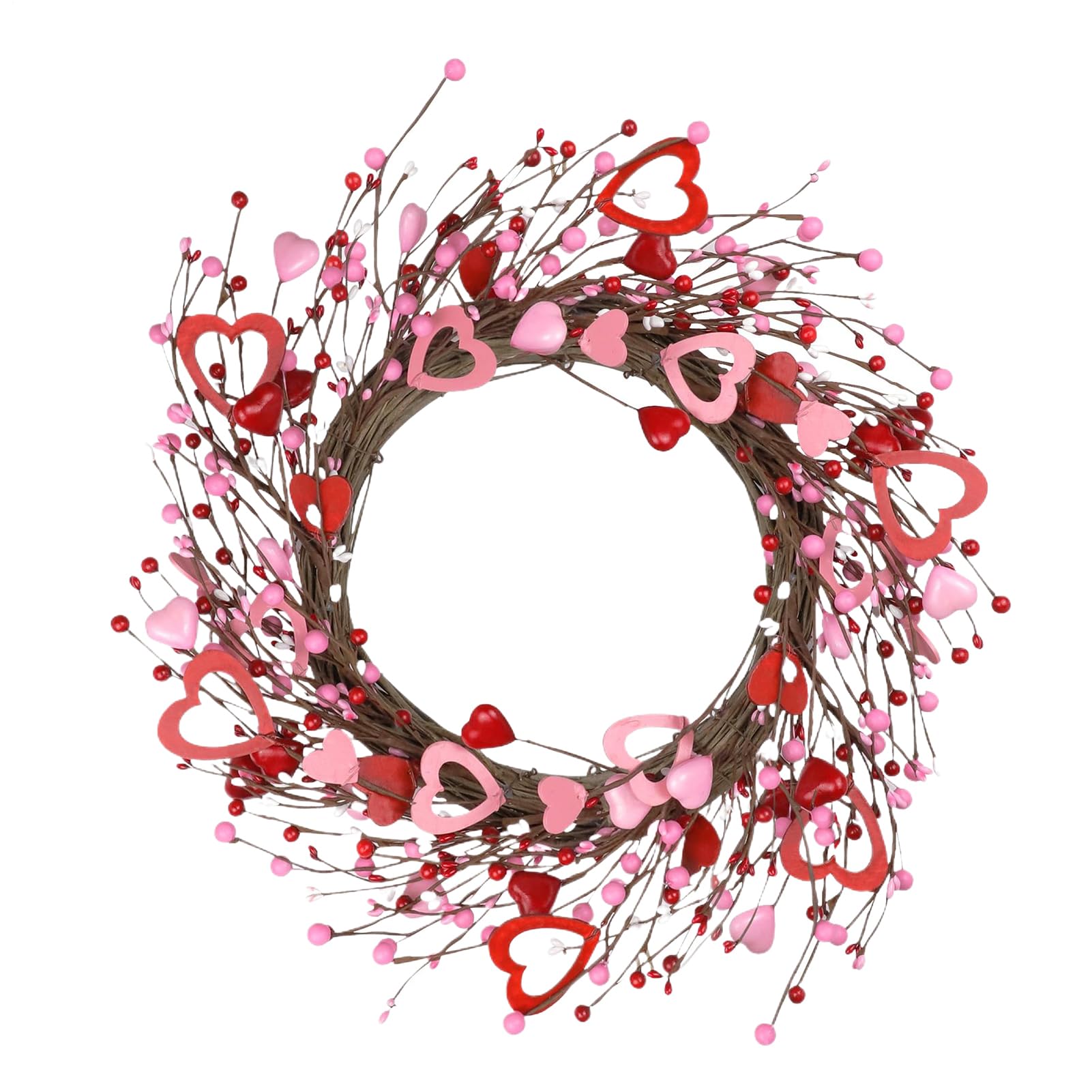 Couronne de la Saint-Valentin avec cœurs pour accueillir vos invités lors d'une fête