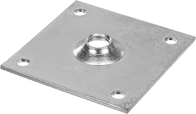 Zinc Plated Steel Removable Mounting Plate - 3-1/2