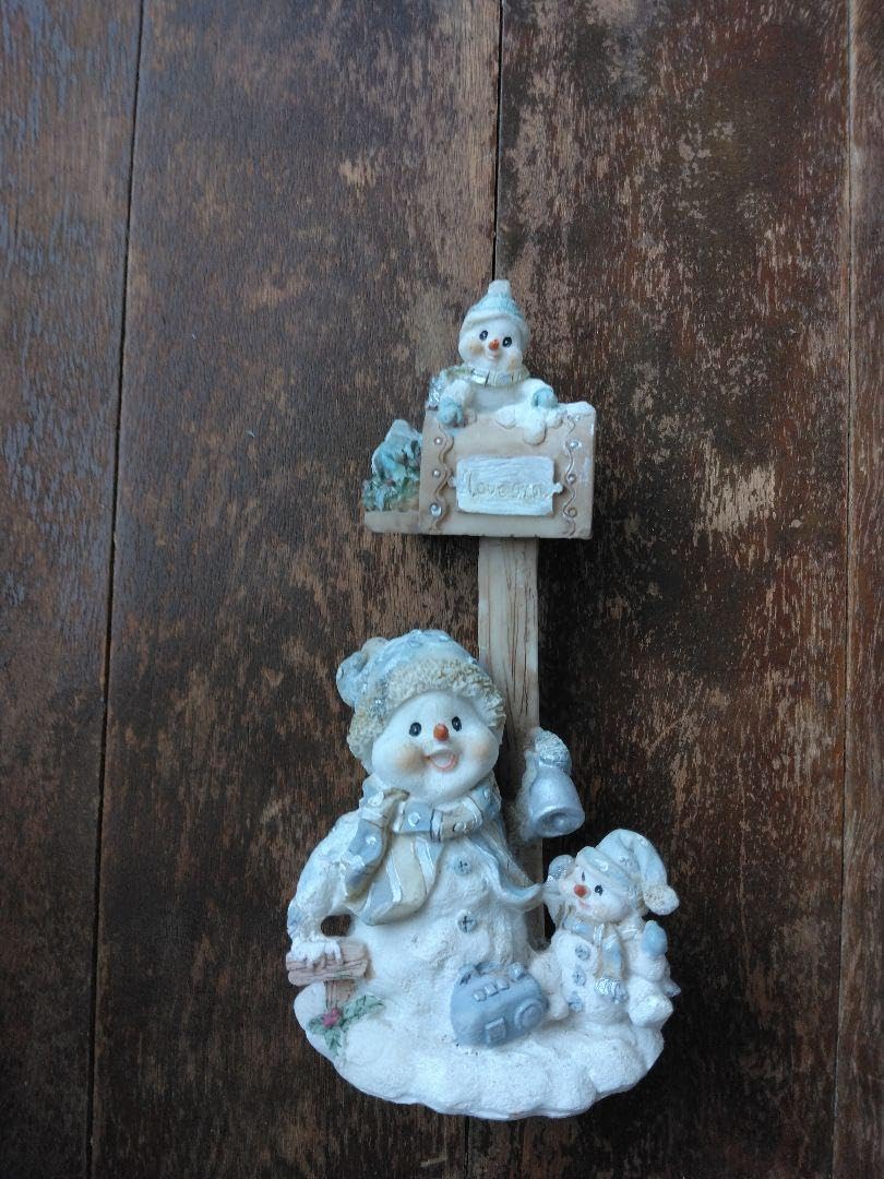 レトロ　クリスマス置物　スノーマン　可愛い 112315440.jpg