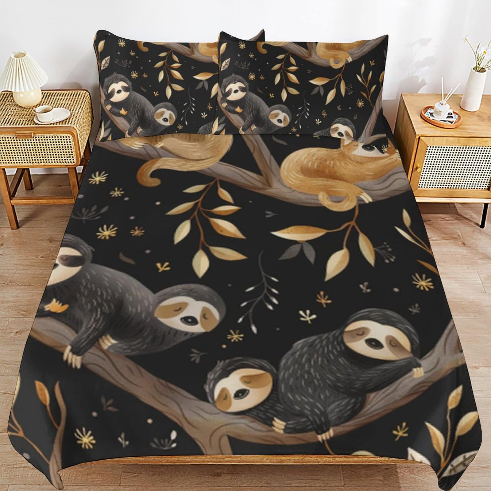 Juego de ropa de cama 135x200 microfibra suave de tres piezas con cremallera
