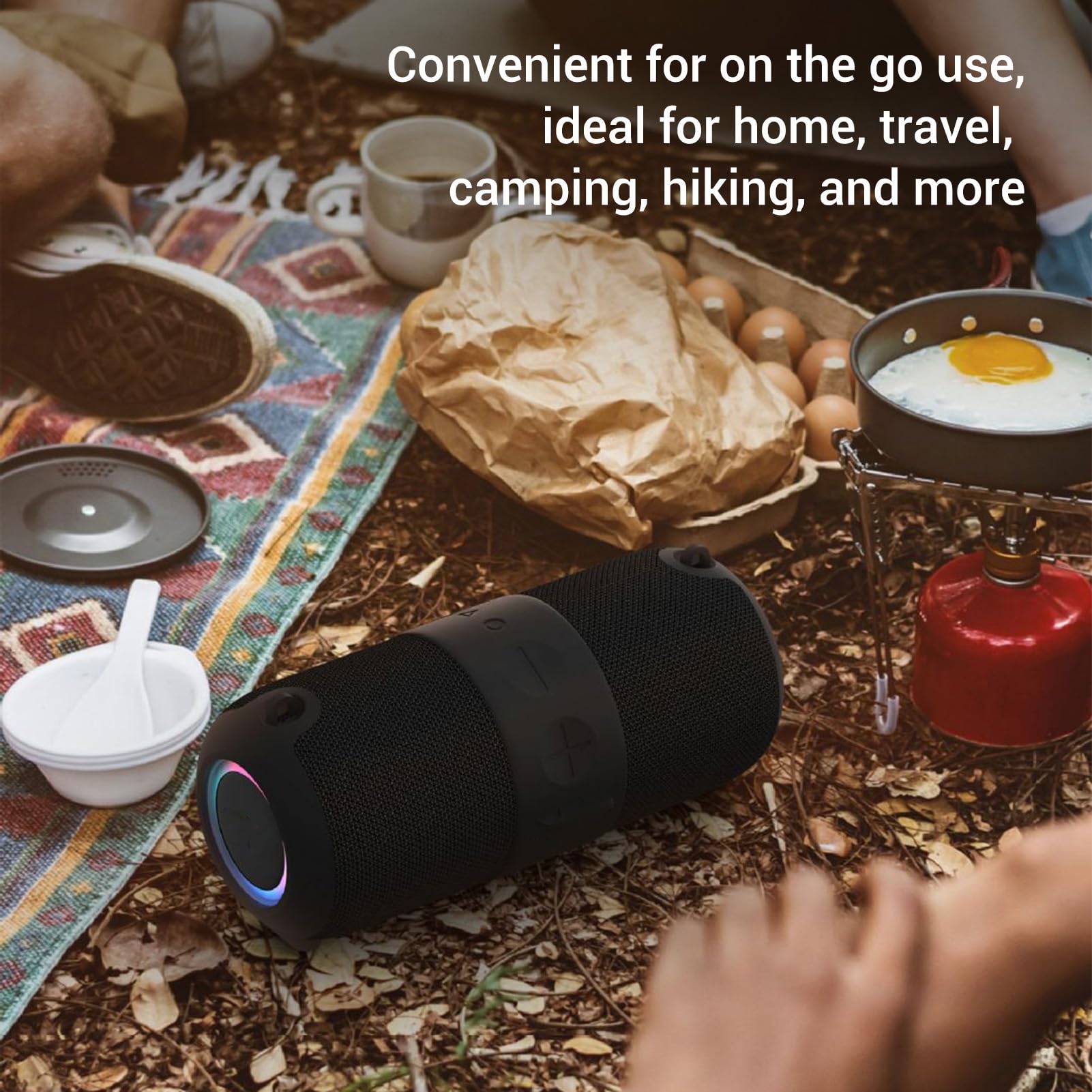 Macchina per Karaoke con Microfono e Altoparlante Bluetooth Wireless, PA Portatile Ricaricabile da 6000 MAh con Telecomando, Impermeabile per Casa, Esterni, Feste e viaggi.