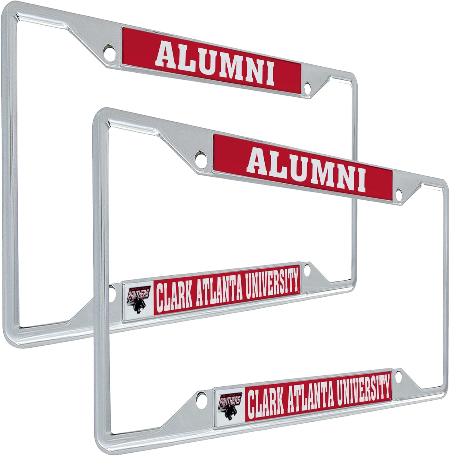 Desert Cactus Clark Atlanta University Car Accessories Metal License Plate Frame for Front or Rear of Car (Alumni 2 Pack)