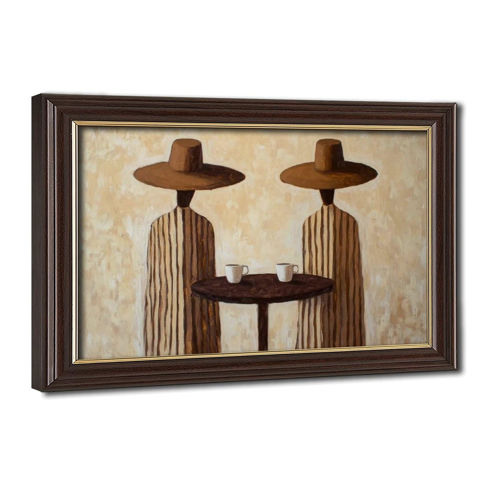 Poster sur toile figurines abstraites art mural de luxe - 8