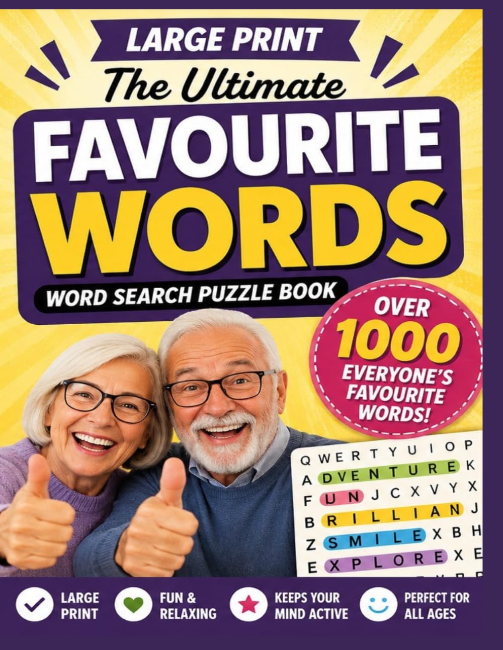 Favourite Words Word Search for Seniors