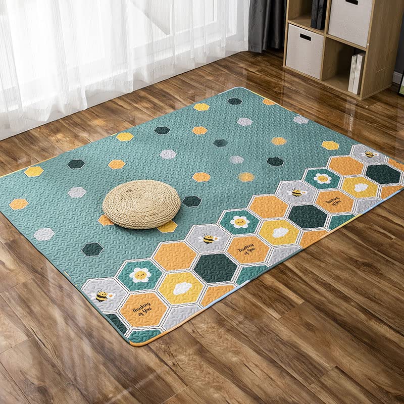Tapis en coton lavable ZORZA résistant aux morsures et facile à nettoyer