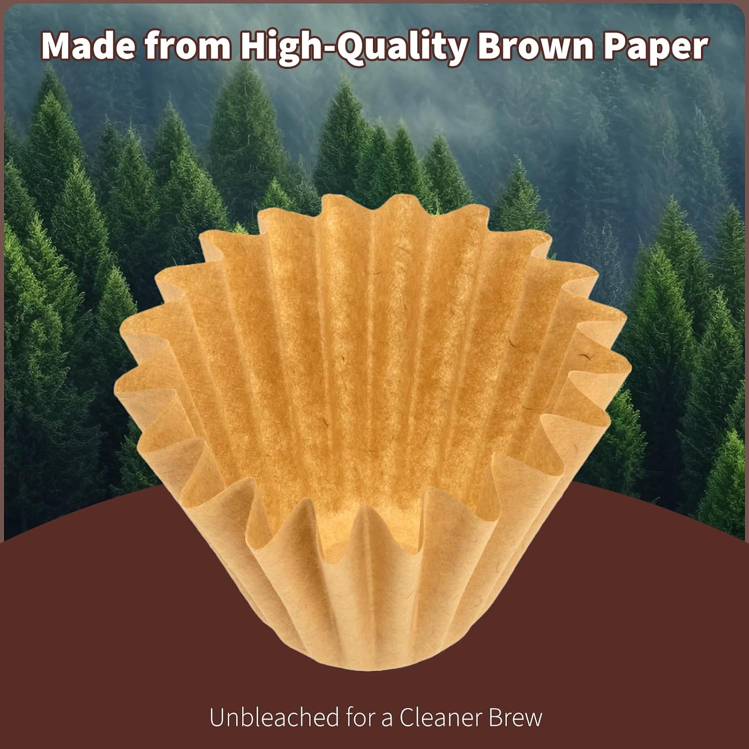 150 Pack Coffee Filters Compatible with Mr.Coffee 4-Cup, Small Unbleached Coffee Filter Paper, Disposable Thick and Durable Paper, No Grounds Overflow, Ideal for Home, Office and Travel
