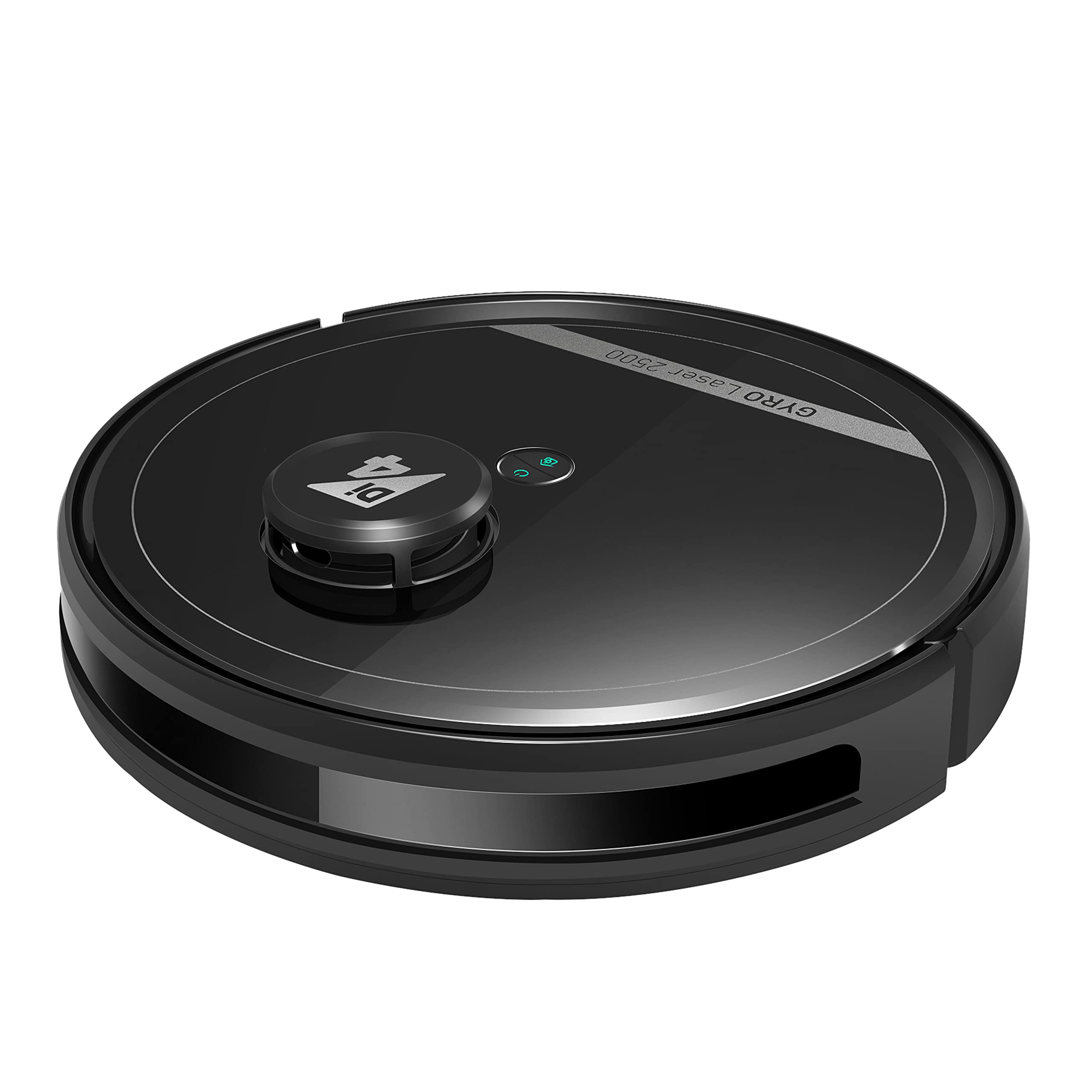 Di4 Gyro Laser 2500 Robot Aspirador 4en1, Aspira, Barre, Friega y Pasa la Mopa, APP Control Alexa y Google Home, 7 Programas de Limpieza, 2500PA, Auto Recargable, Programable, 90min de Autonomía