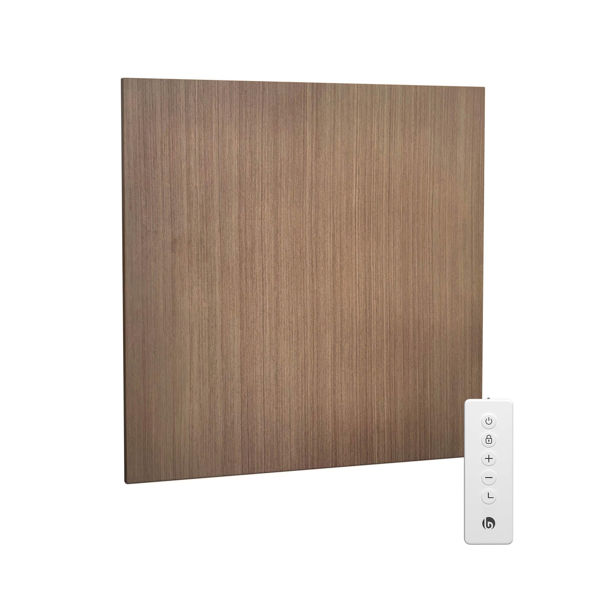 Blumfeldt - Pannello Radiante a Infrarossi, 350W – Montaggio a Parete, Controllo WiFi, IP44, Termostato Integrato, Timer 24h, Efficienza Energetica del 99%, Design in Legno, per Riscaldamento Rapido