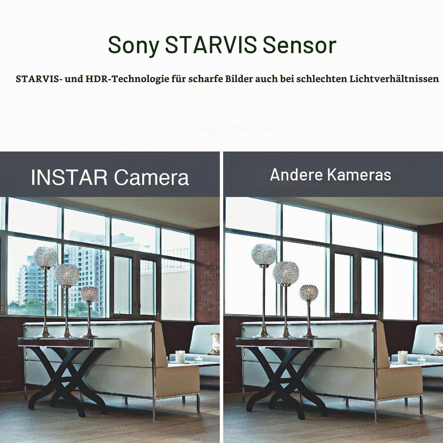 INSTAR IN-8401 2K+ Weiss - LAN/WLAN Überwachungskamera mit KI (AI) - IP Kamera - WPA3-2,4 und 5Ghz WiFi - 2-Wege Audio - PIR - Wärmesensor - Nachtsicht - 940nm unsichtbare LEDs - HomeKit - MQTT