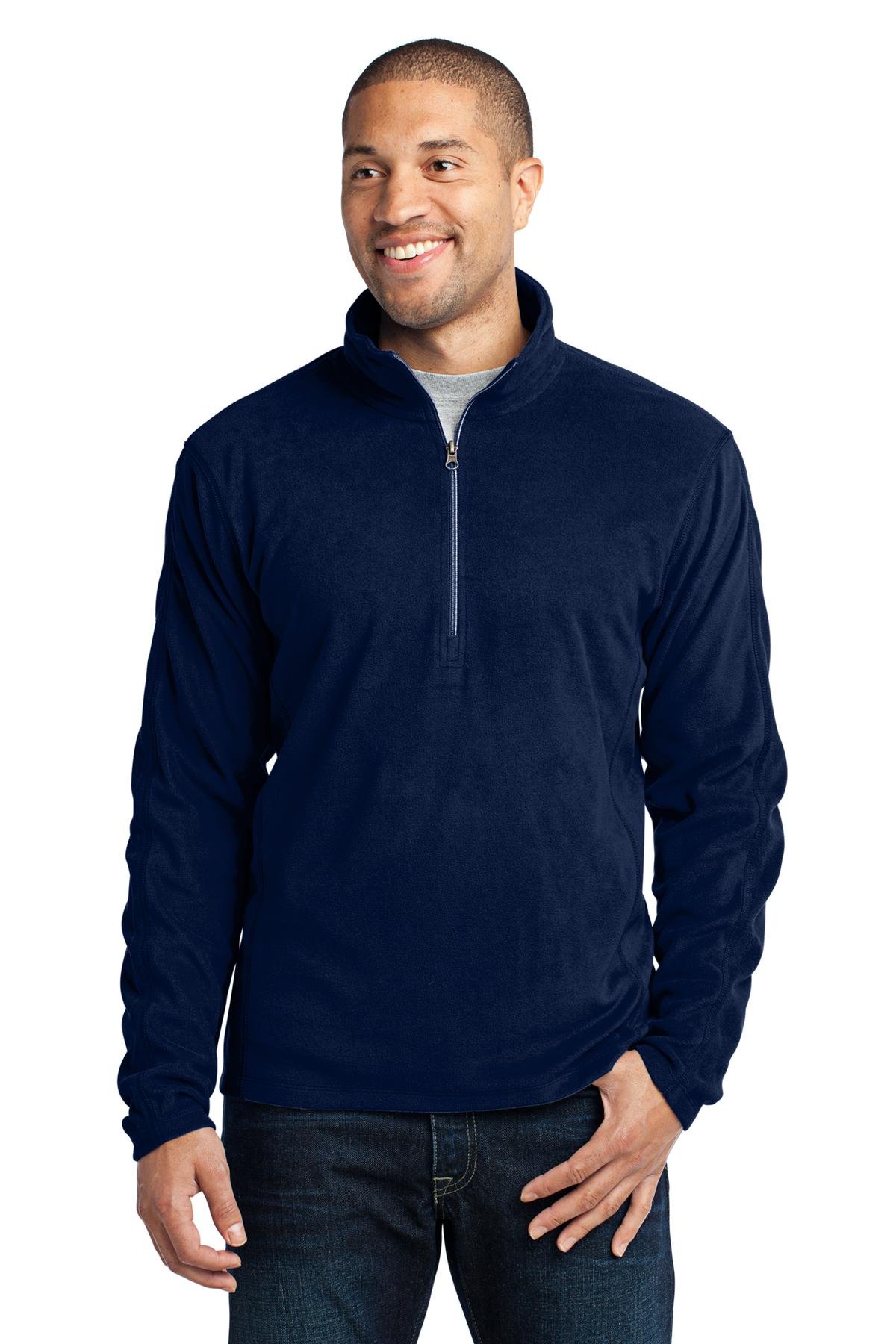 Port Authority Men's Microfleece Half-Zip Pullover Sweatshirt