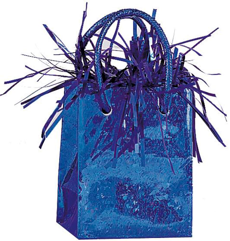 Elegant Royal Blue Mini Gift Bag Balloon Weight (12cm x 6cm) 1 Count - Perfect for Parties & Events