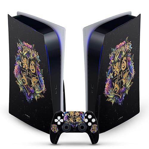 Head Case Designs Officially Licensed Harry Potter Hogwarts Crest Graphics Vinyl Faceplate Sticker Gaming Skin Decal Compatible With Sony
