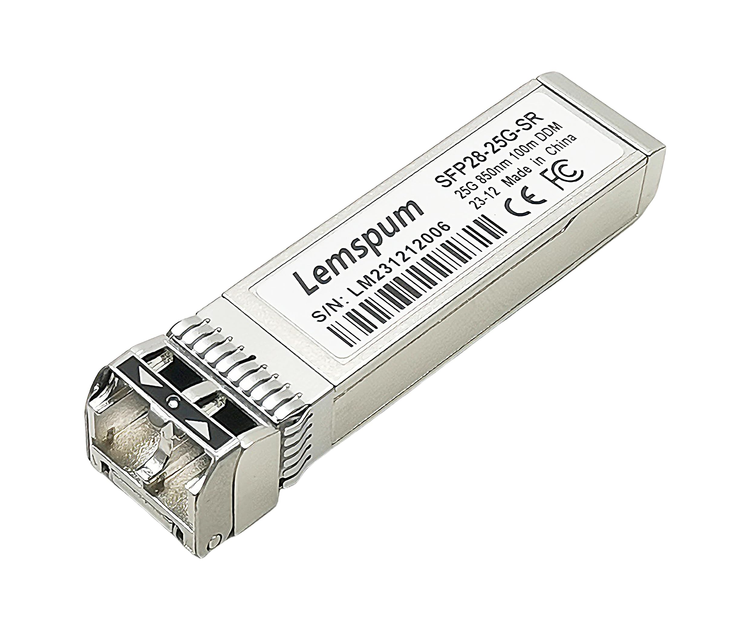 Module Optique SFP28 25G 850nm Multimode - Portée 100 M, Compatible Cisco SFP-25G-SR-S - Pour Réseaux Data Center, Avec Surveillance DDM