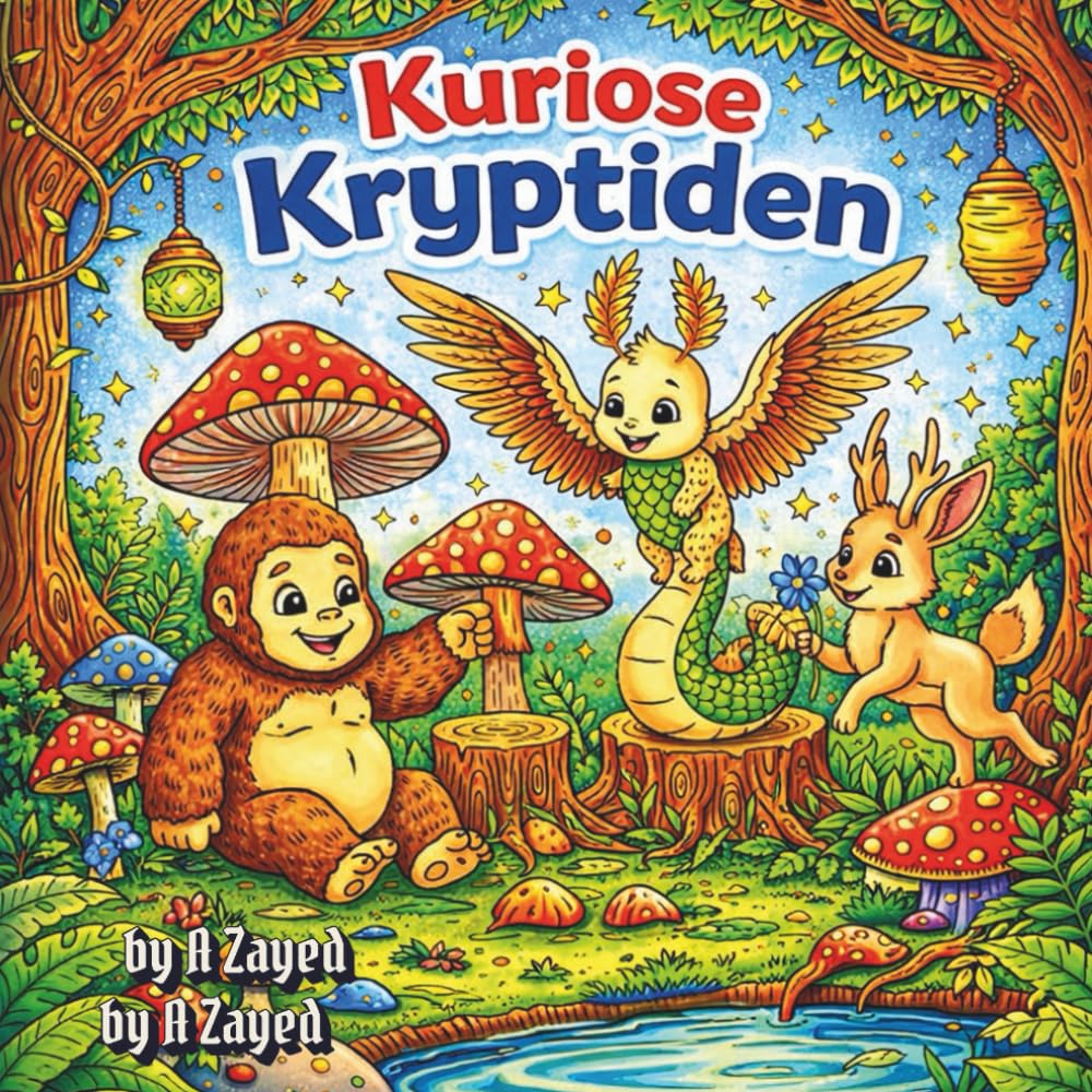 Kuriose Kryptiden – Ein magisches Ausmalabenteuer