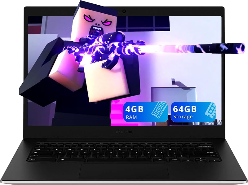 Samsung Galaxy Chromebook Go XE340XDA-KA2US 14" 4GB 64GB eMMC Celeron® N4500 2.80GHz, Plata (Renovado)