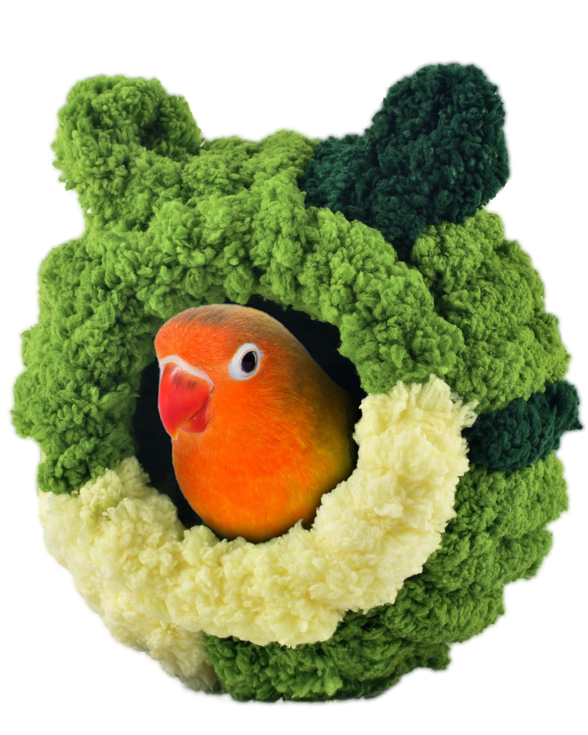 Bird Nest, Small Sun Conure Breeding House Parrotlet Snuggle Hut Lovebird Bed for Conure, Lovebird, Zebra Finch, Loriculus, Hamster and Other Small Birds (Less Than 5 inches Long)