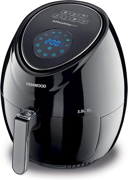 Kenwood Air Fryer 1500W, 3.8L Capacity, Black, 1.7KG, One spoon Oil