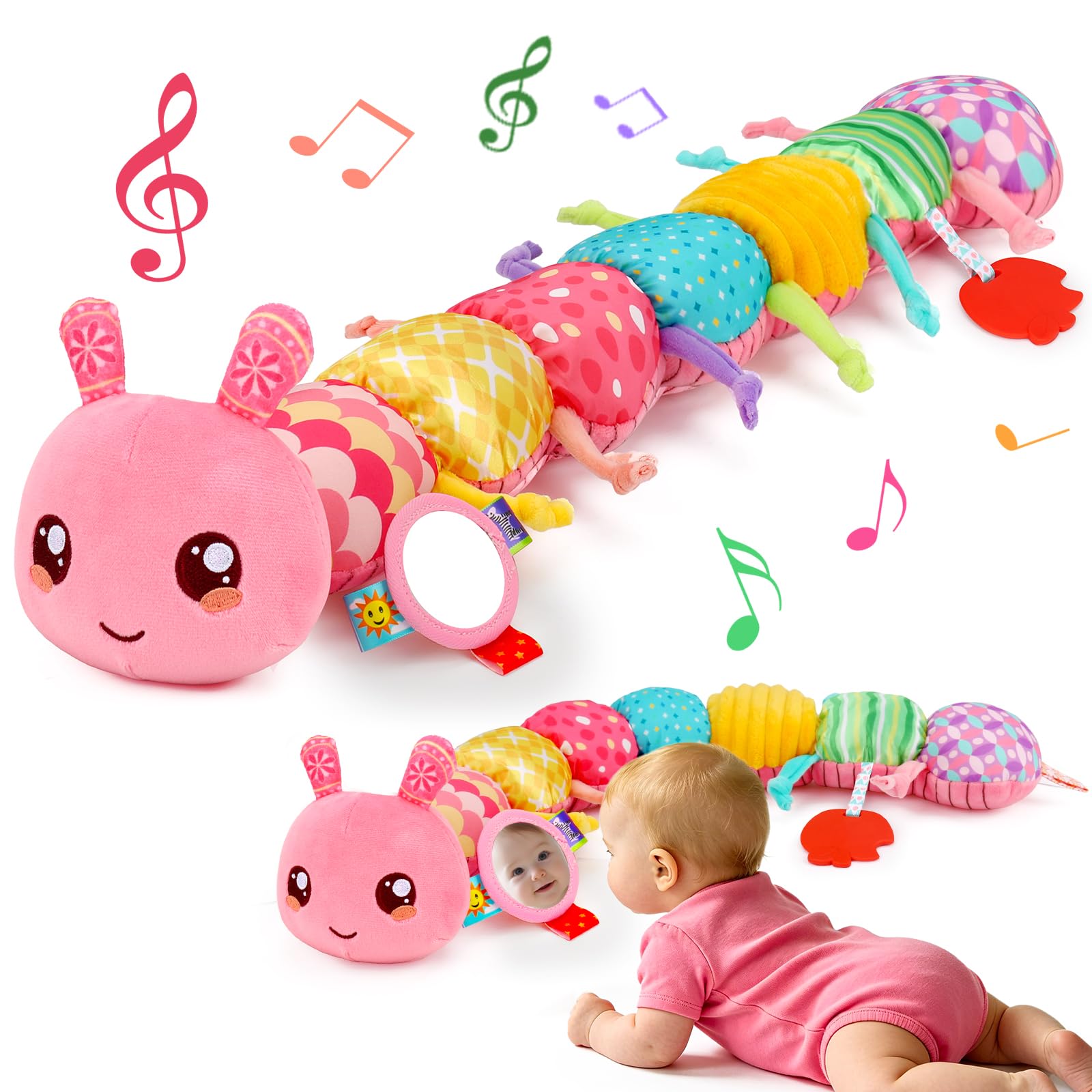 Thremhoo Musical Caterpillar Toy