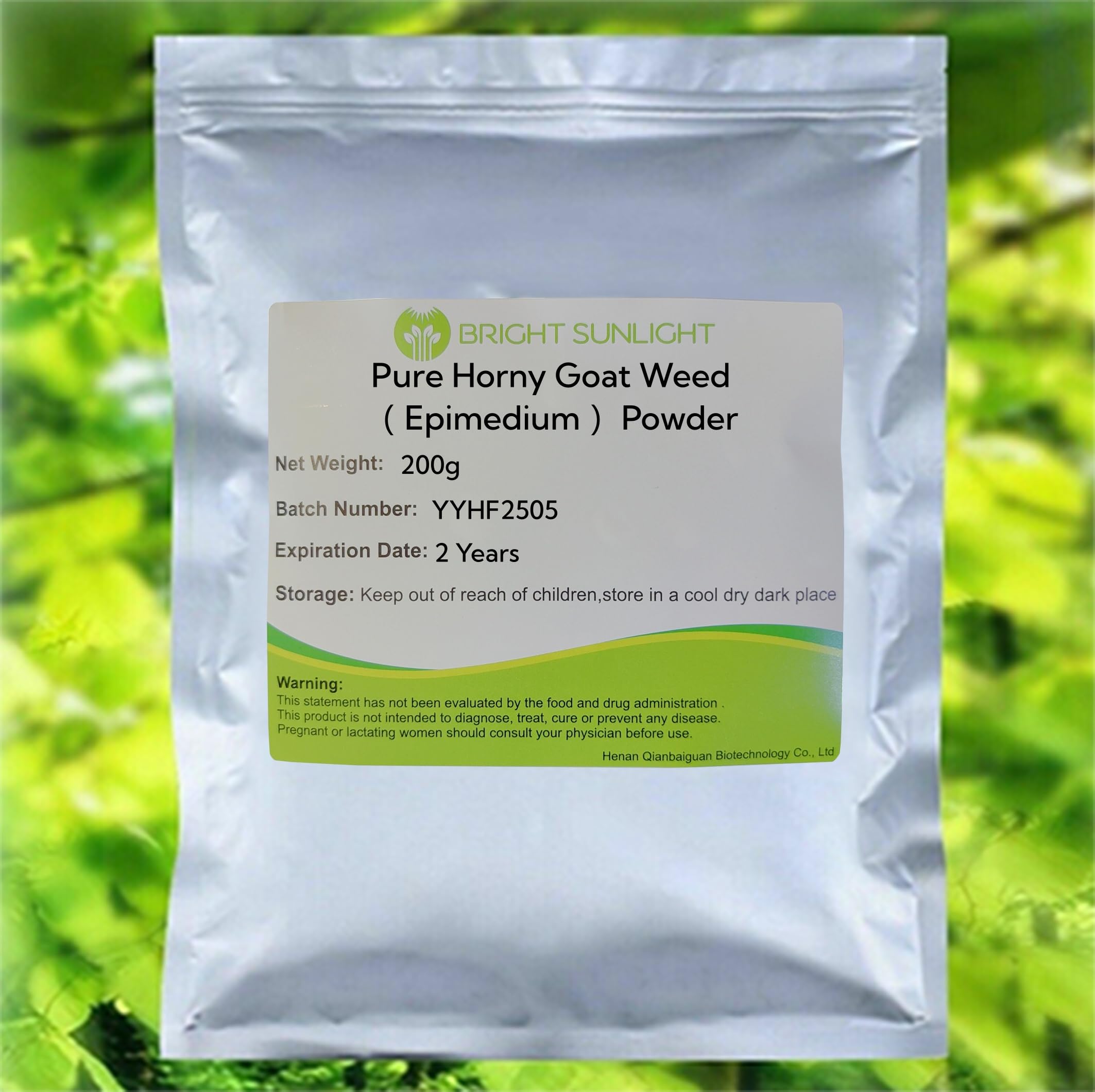 Pure Horny Goat Weed (Epimedium) Powder 200g
