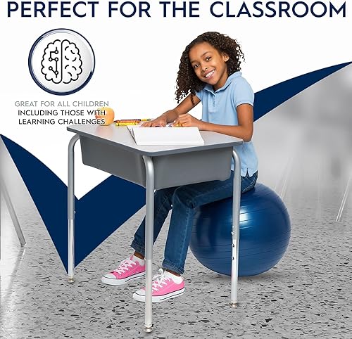 Miniatura 9 de Balón de equilibrio, el asiento sin ruedas es una silla flexible para la escuela, la oficina o el hogar
