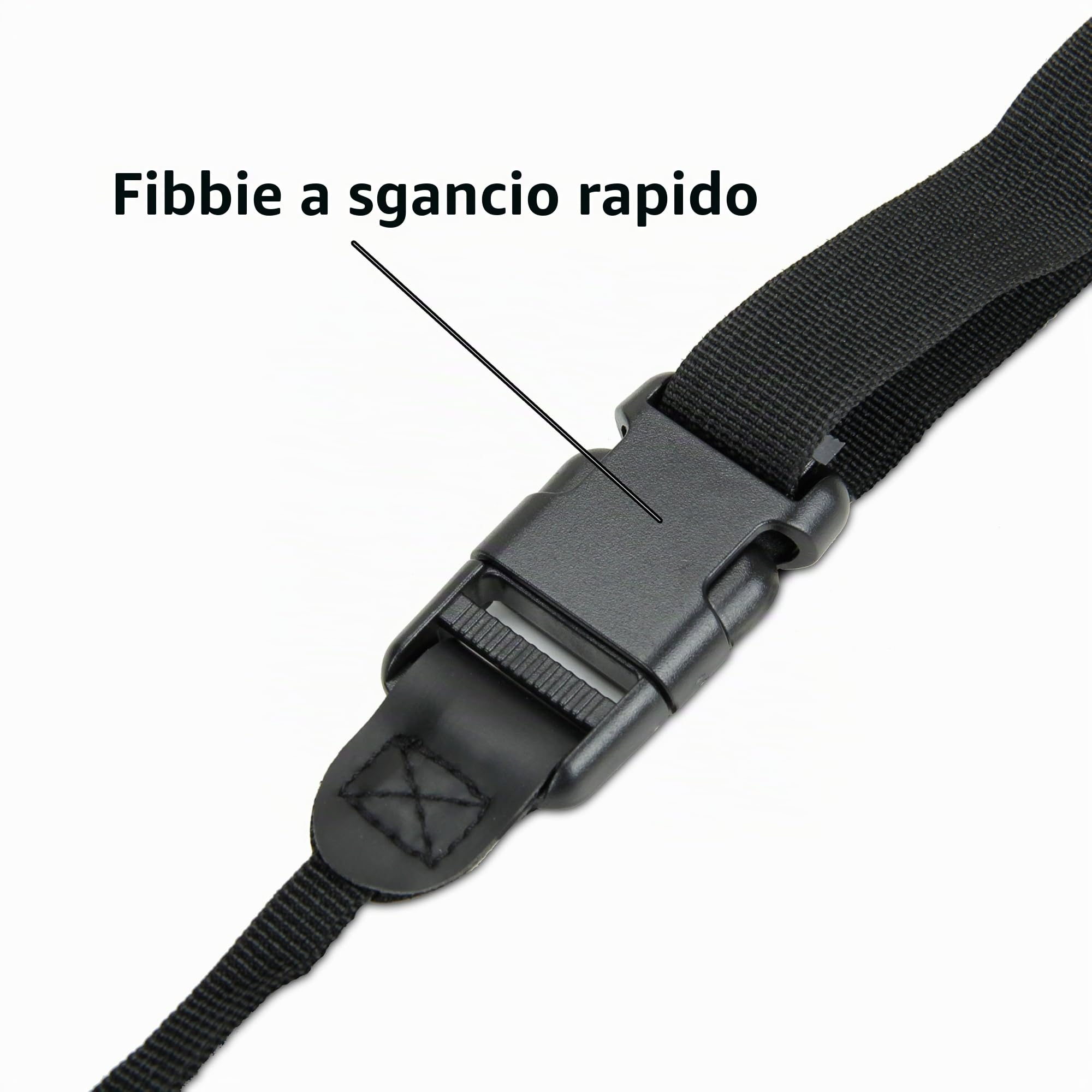USA Gear Imbracatura pettorale per fotocamera DSLR con fibbie a sgancio rapido, motivo nero e tasche per accessori - Compatibile con fotocamere Canon, Nikon, Sony e altre fotocamere Point and Shoot