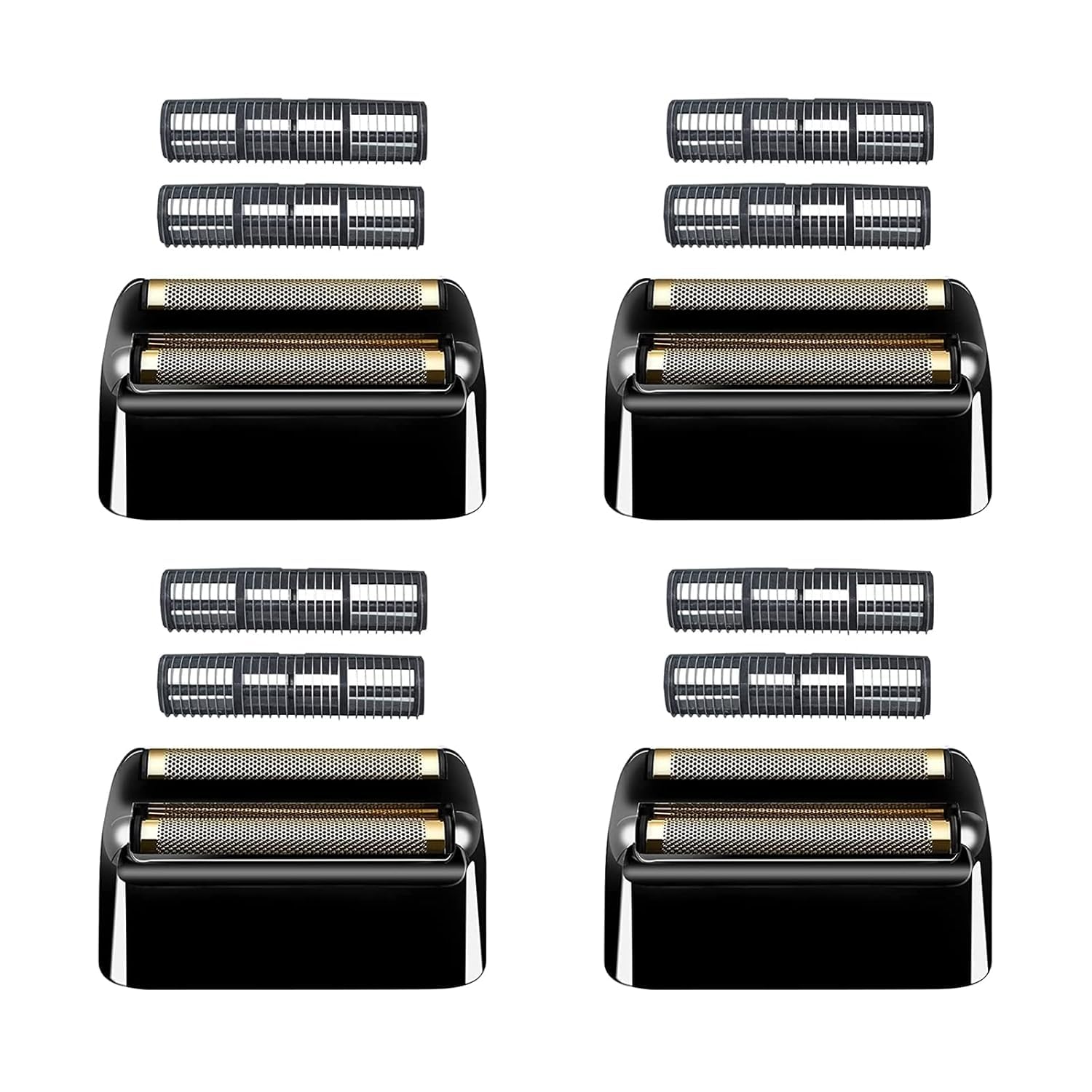 Ersatzscherköpfe kompatibel mit BaByliss Foil Shaver (Black/4)