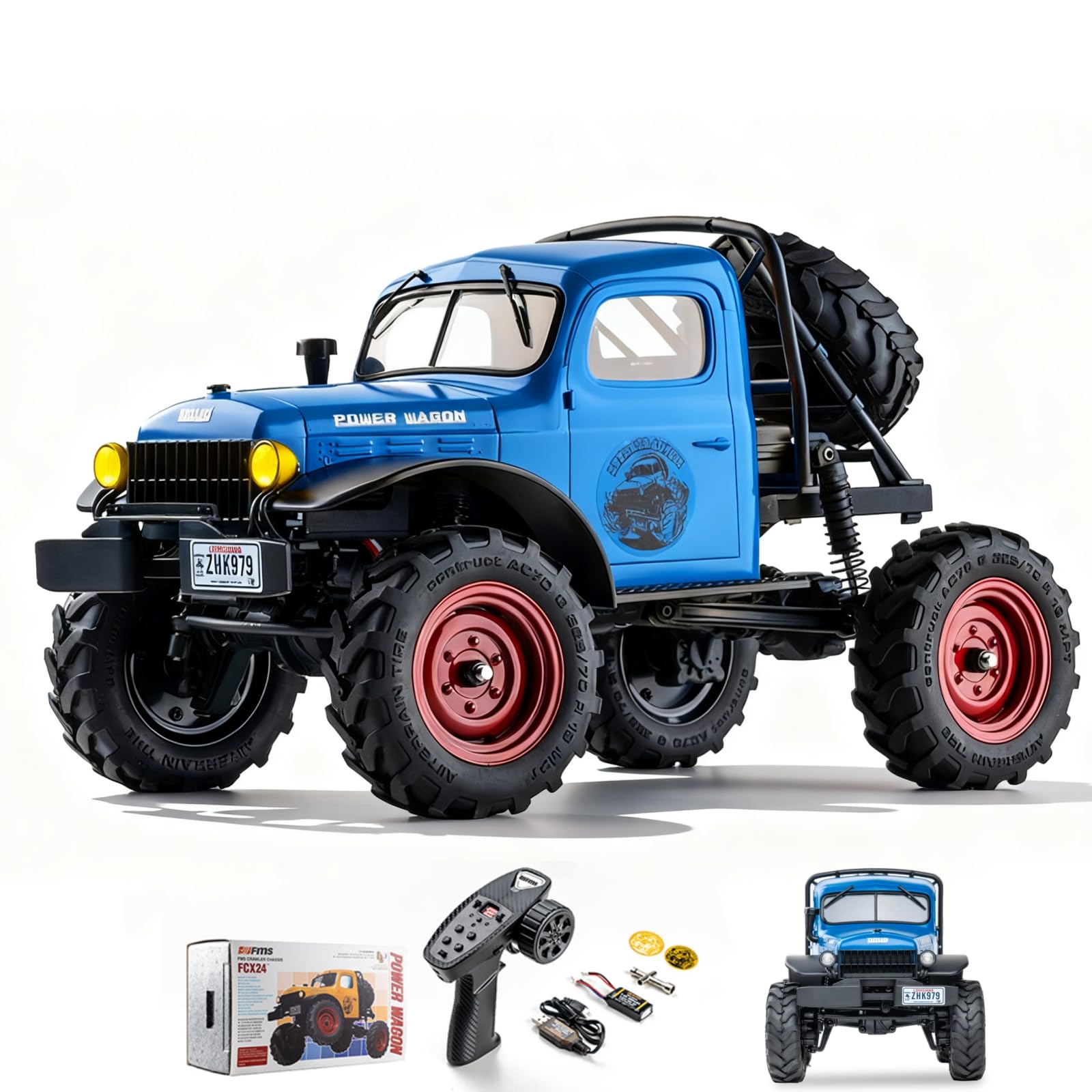 Amazon.co.jp: FMS RCクローラー1/24スケールFCX24ブッチャーRTR4WD2
